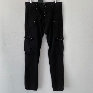 CNC Costume National heavy wash utility cargo pant